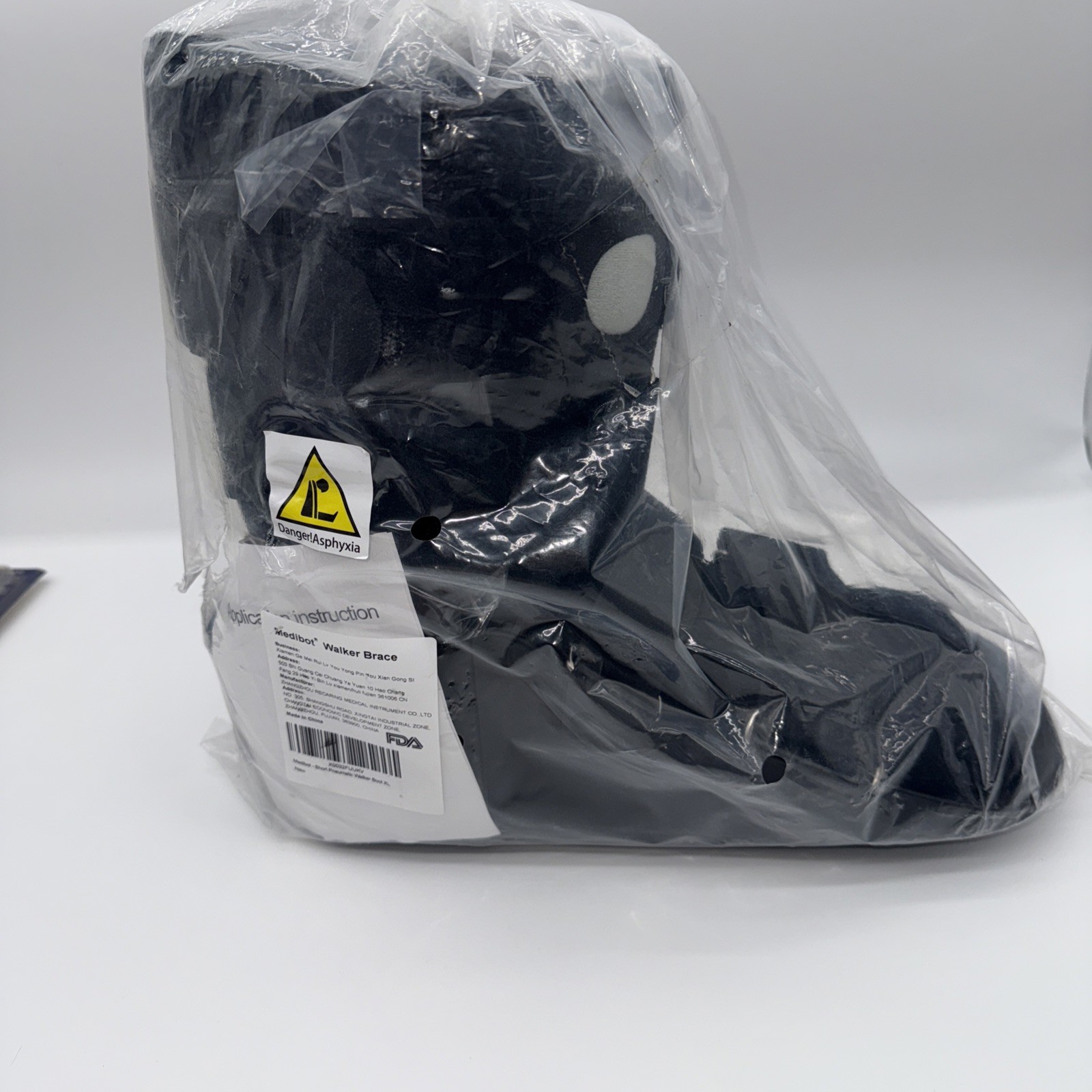 Medibot Walker Brace Short pneumatic, Size XL Left Or Right