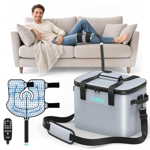 Ice Machine for Knee After Surgery, Programmable Timer Cold Therapy Machine for