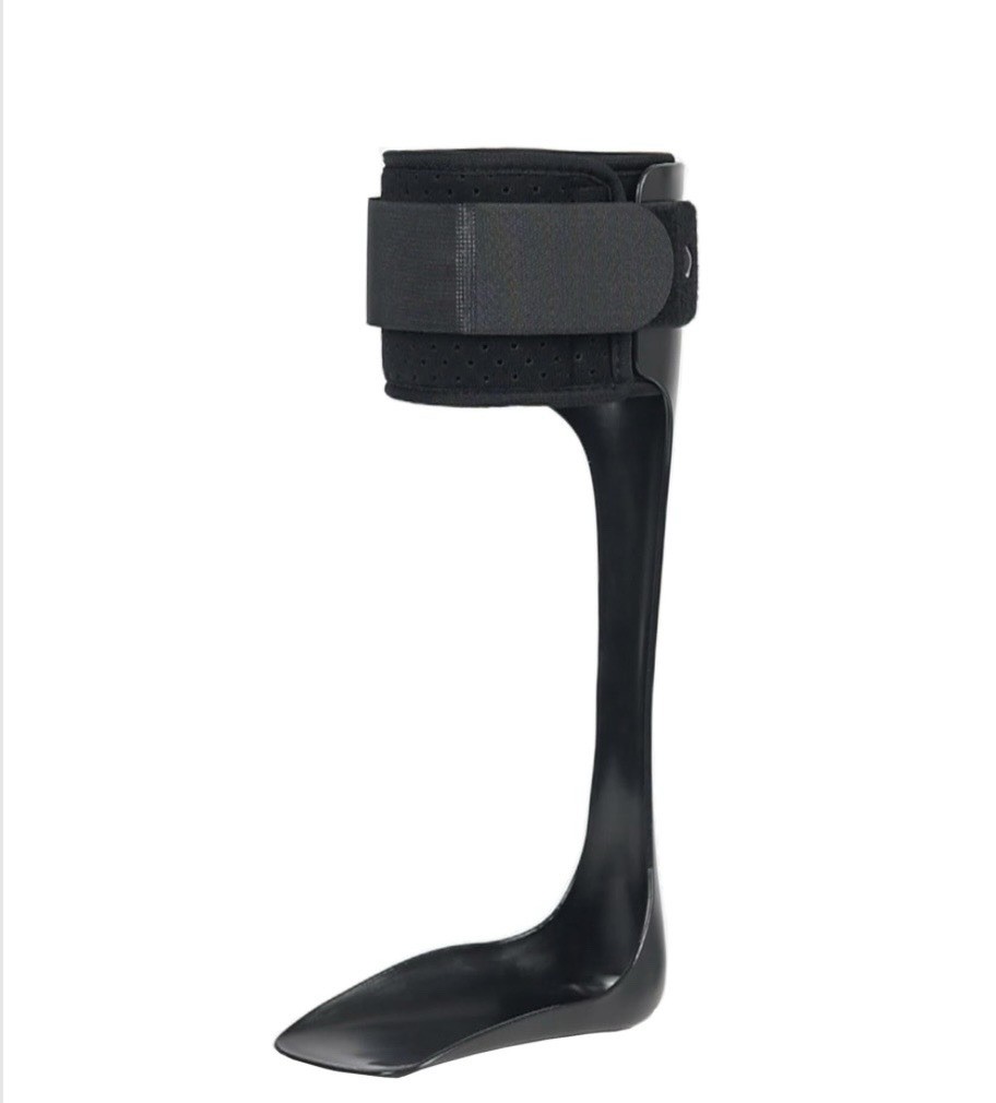 Komzer AFO Drop Foot Brace Ankle Foot Orthosis Support M-Right Black