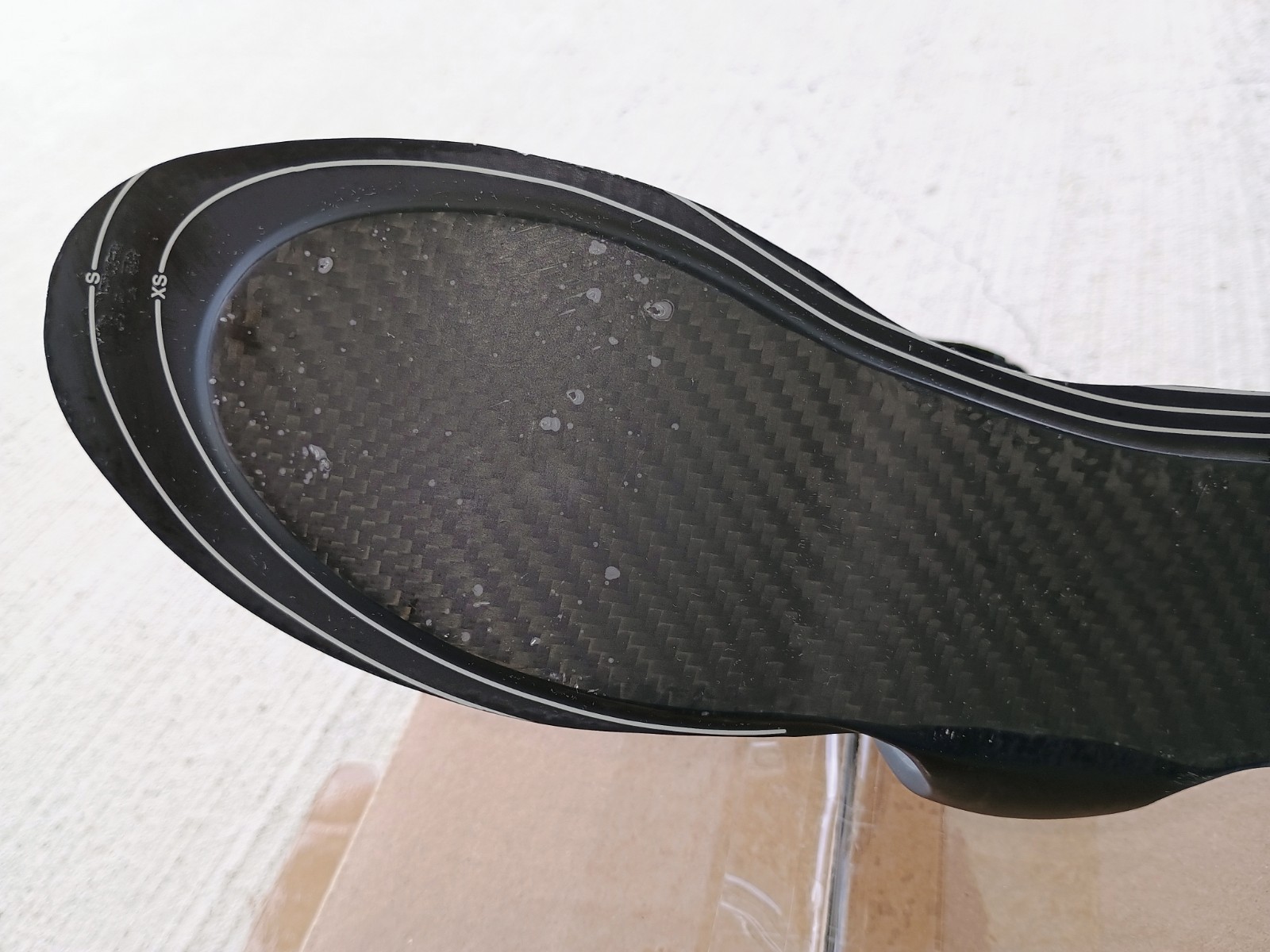 Elevate AFO1 Glide Drop Foot Carbon Fiber Leg Ankle Brace Trimmable Right Foot