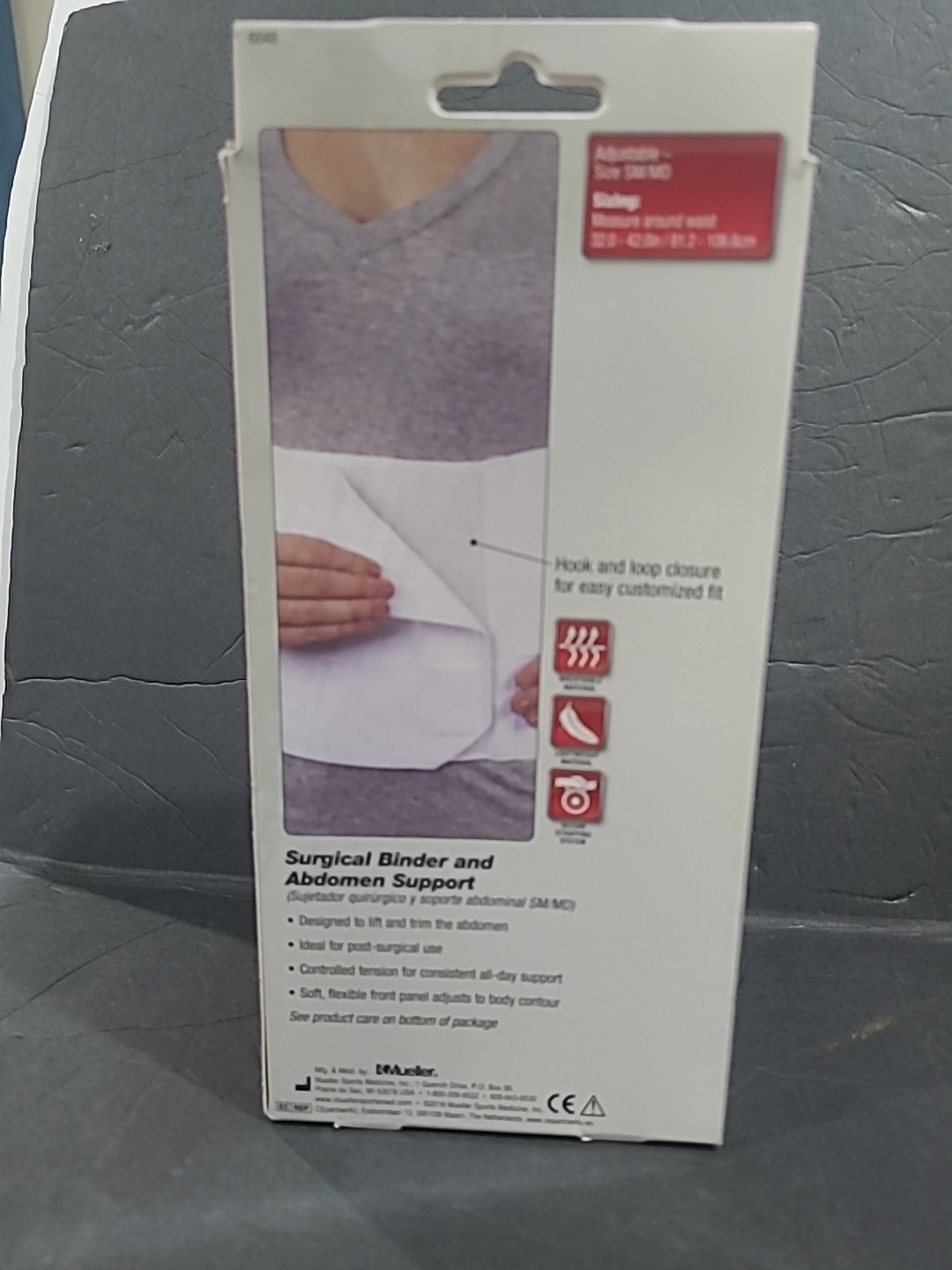 Mueller Surgical Binder Abdominal Support SM/MD(6048)