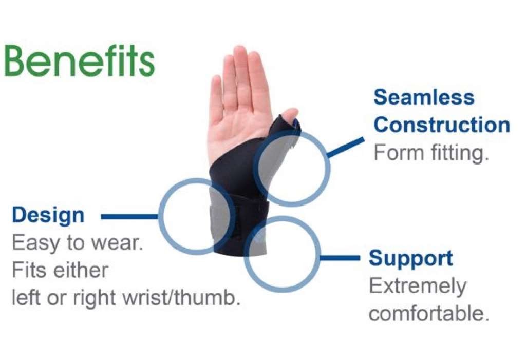 Advanced Orthopaedics Universal Neoprene Wrist/Thumb Wrap Support Universal One