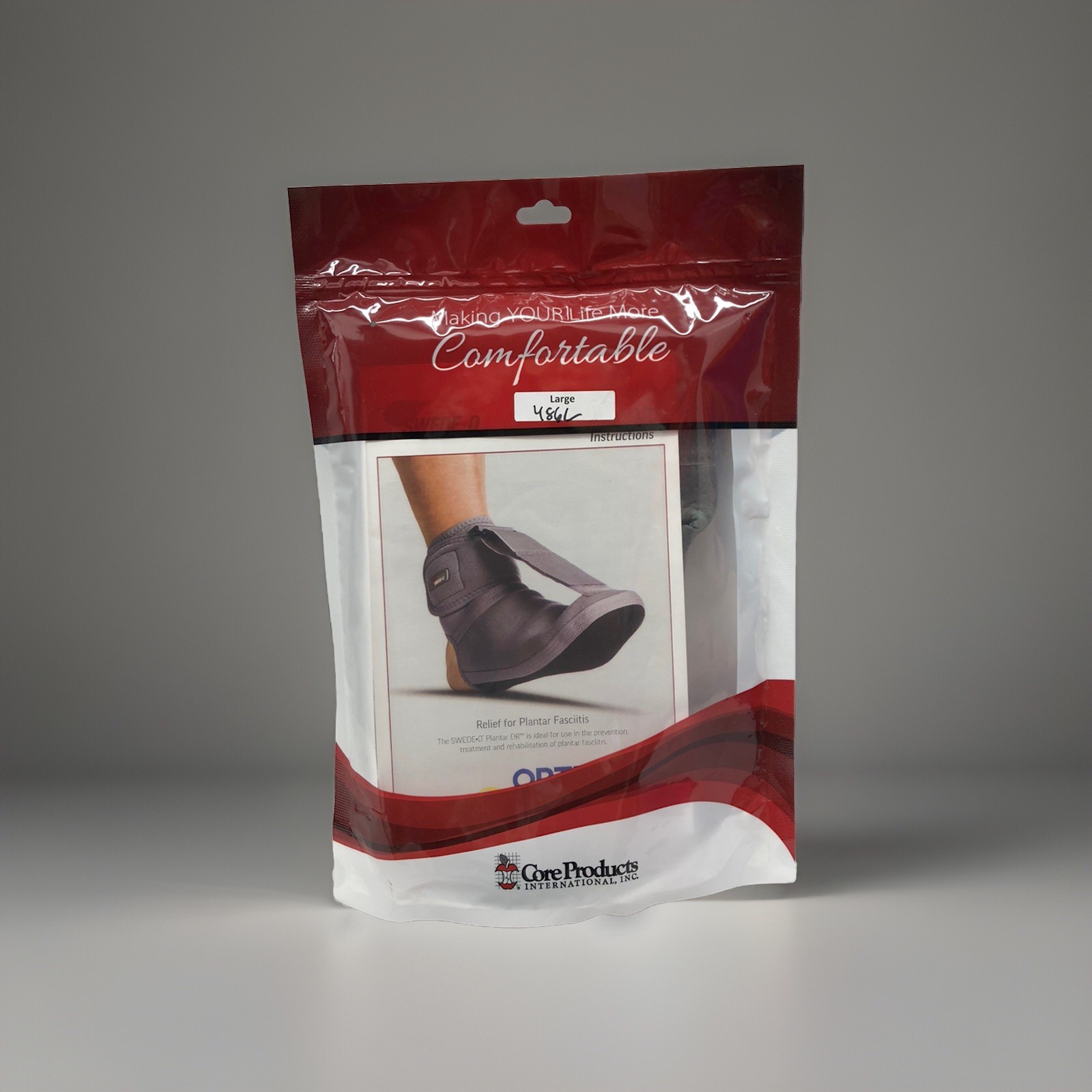 Swede-O Thermal Plantar DR Foot Thermal Support Relieve Heel Pain Dorsiflexion L