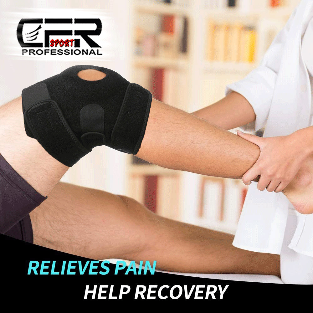 Compression Knee Brace Patella Support Meniscus Sport Joint Pain Arthritis Wrap@
