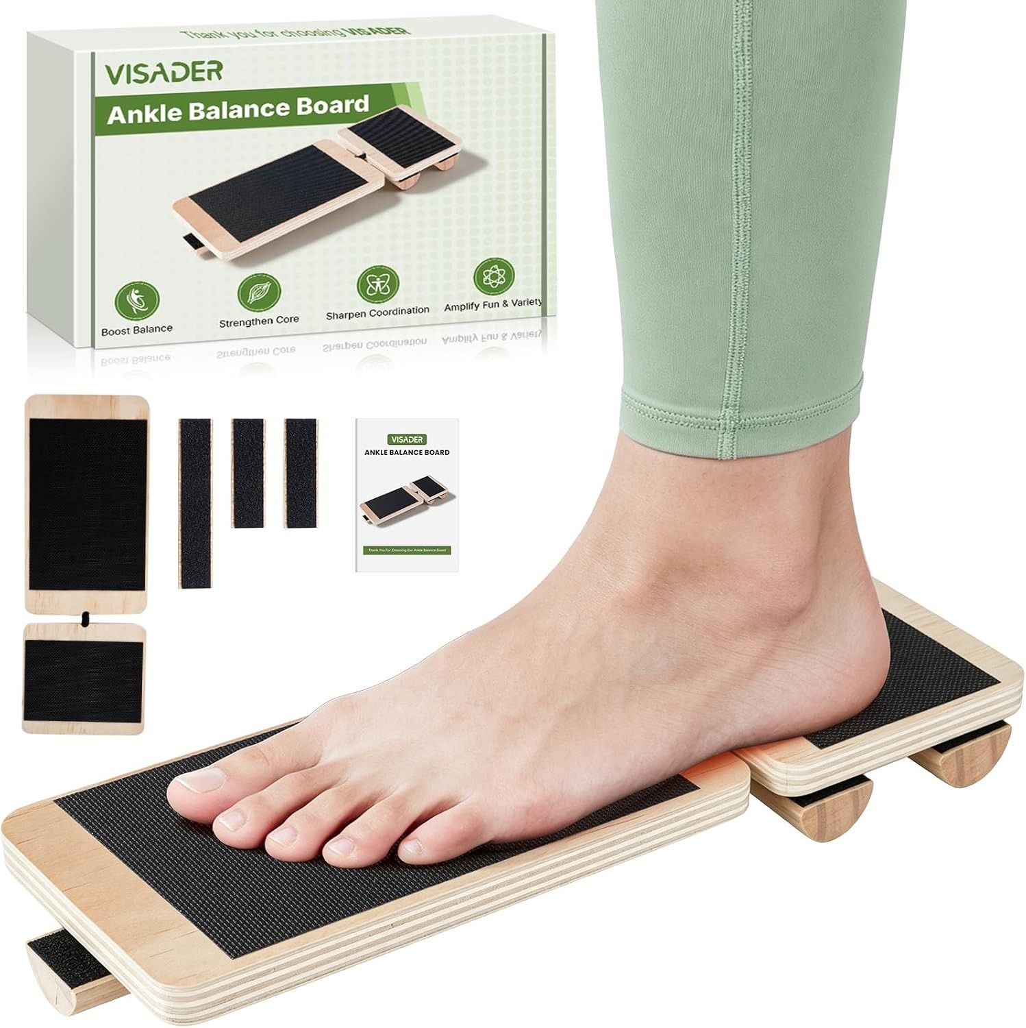 Adjustable Angle Ankle Axis Balance Board & Strengthener for Ankle Sprain | A…
