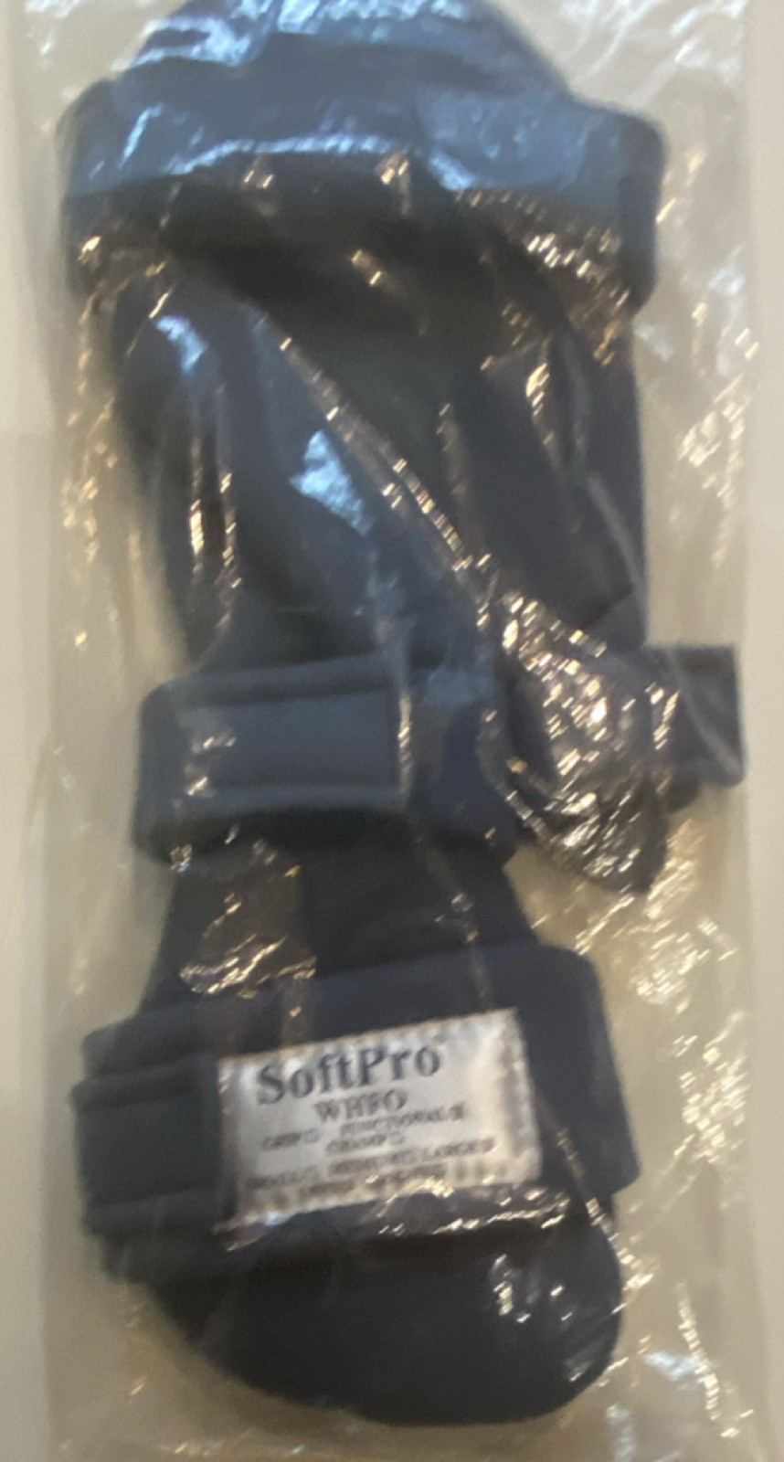 SoftPro WHFO Functional Orthosis Large Navy Blue Hand Wrist Brace