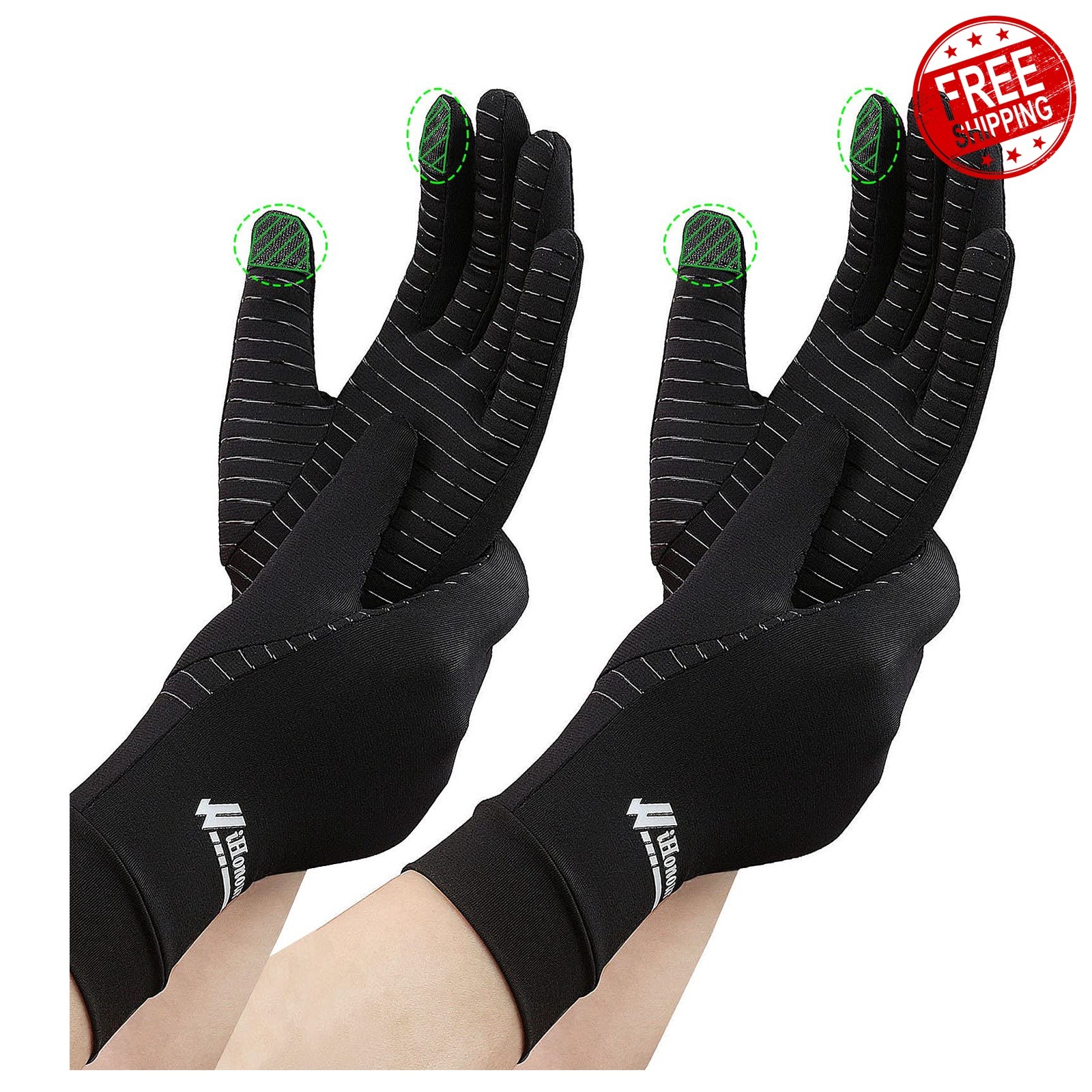 Big Mango Copper Compression Gloves X-Large (2 Pairs)