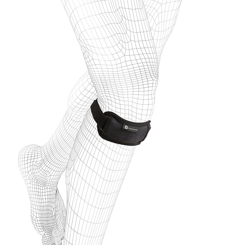 Thermoskin Exo Adjustable Knee Patella Strap Stabilise & Support Patella BLACK