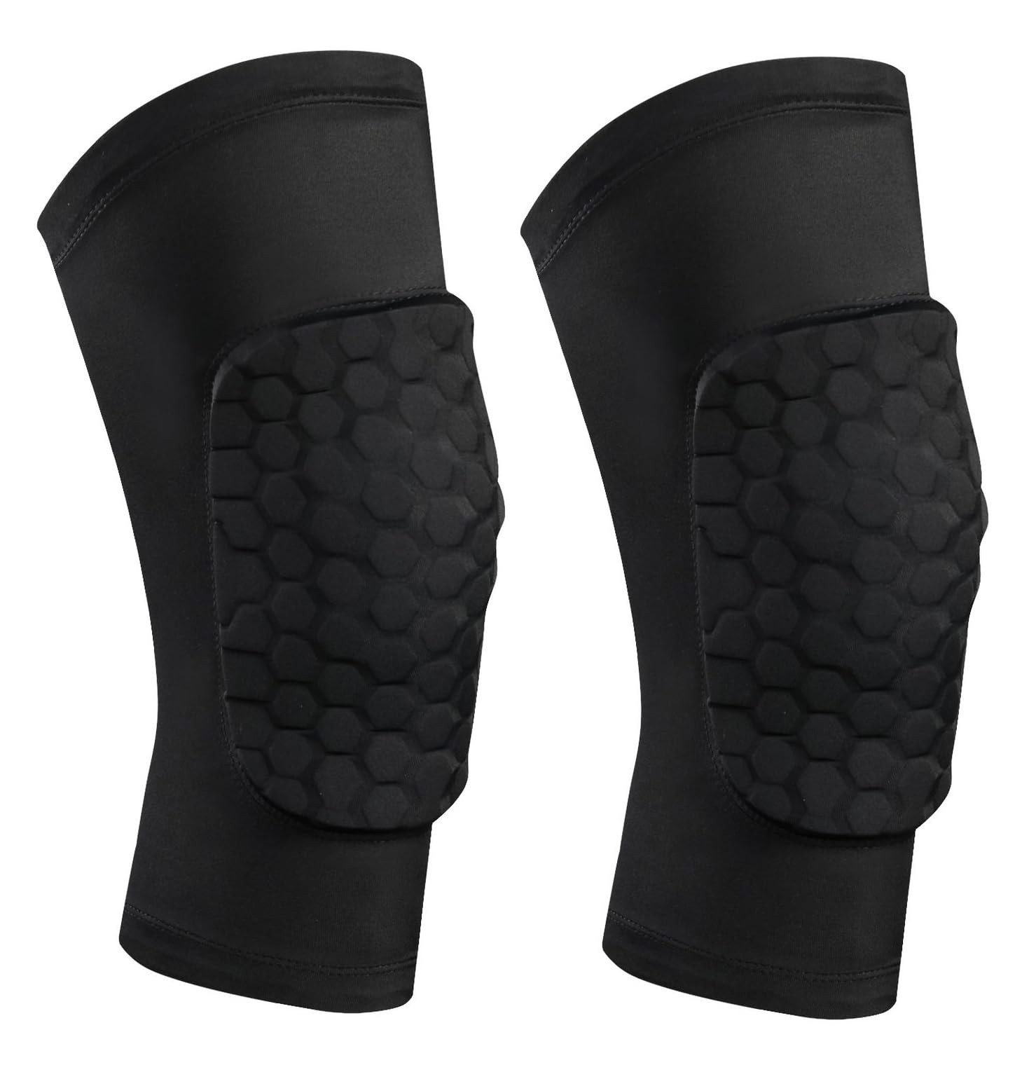 2 Pack Knee Compression Sleeves Men Women, EVA Honeycomb Light Compression Le…