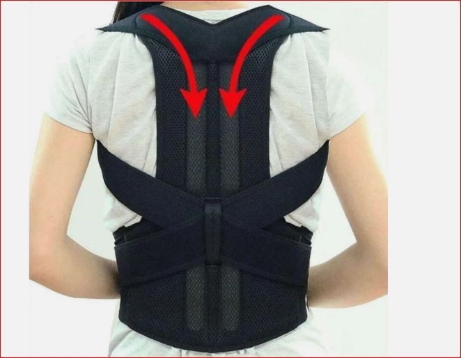 Adjustable Posture Corrector Low Back Support Shoulder Brace Belt for Men Women
