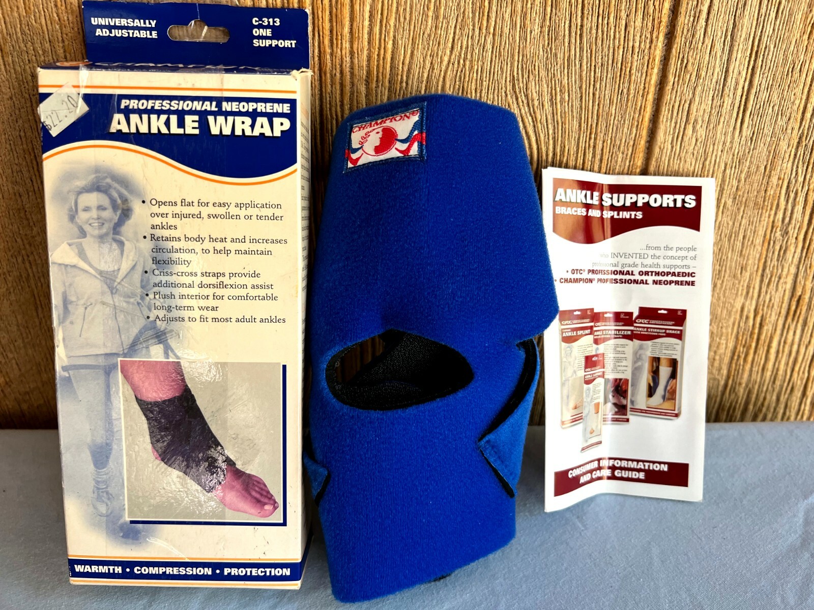 New Champion Professional Neoprene Ankle Wrap C313 warmth protection compression