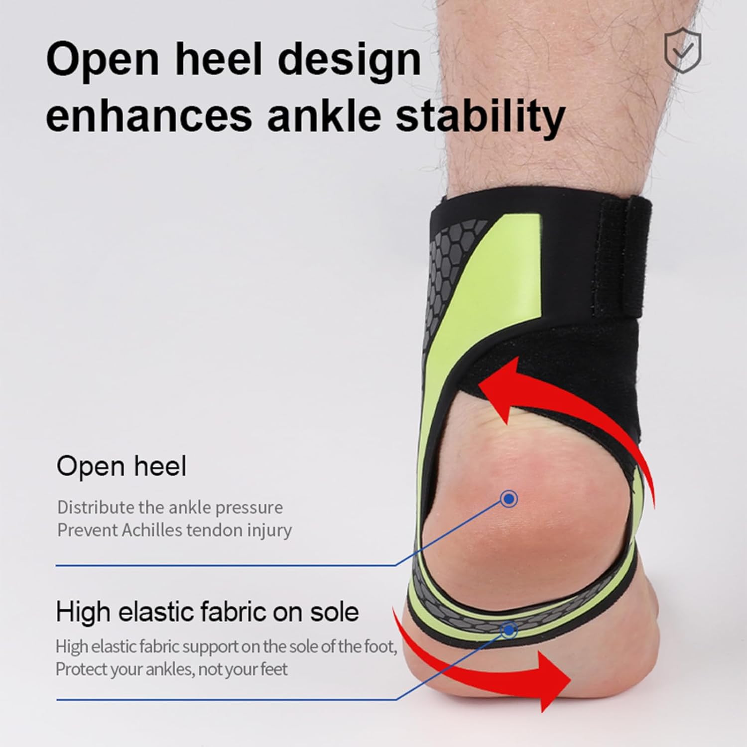 2 Pack Ankle Brace Compression Support for Men & Women – Adjustable Lace-Up Ankl