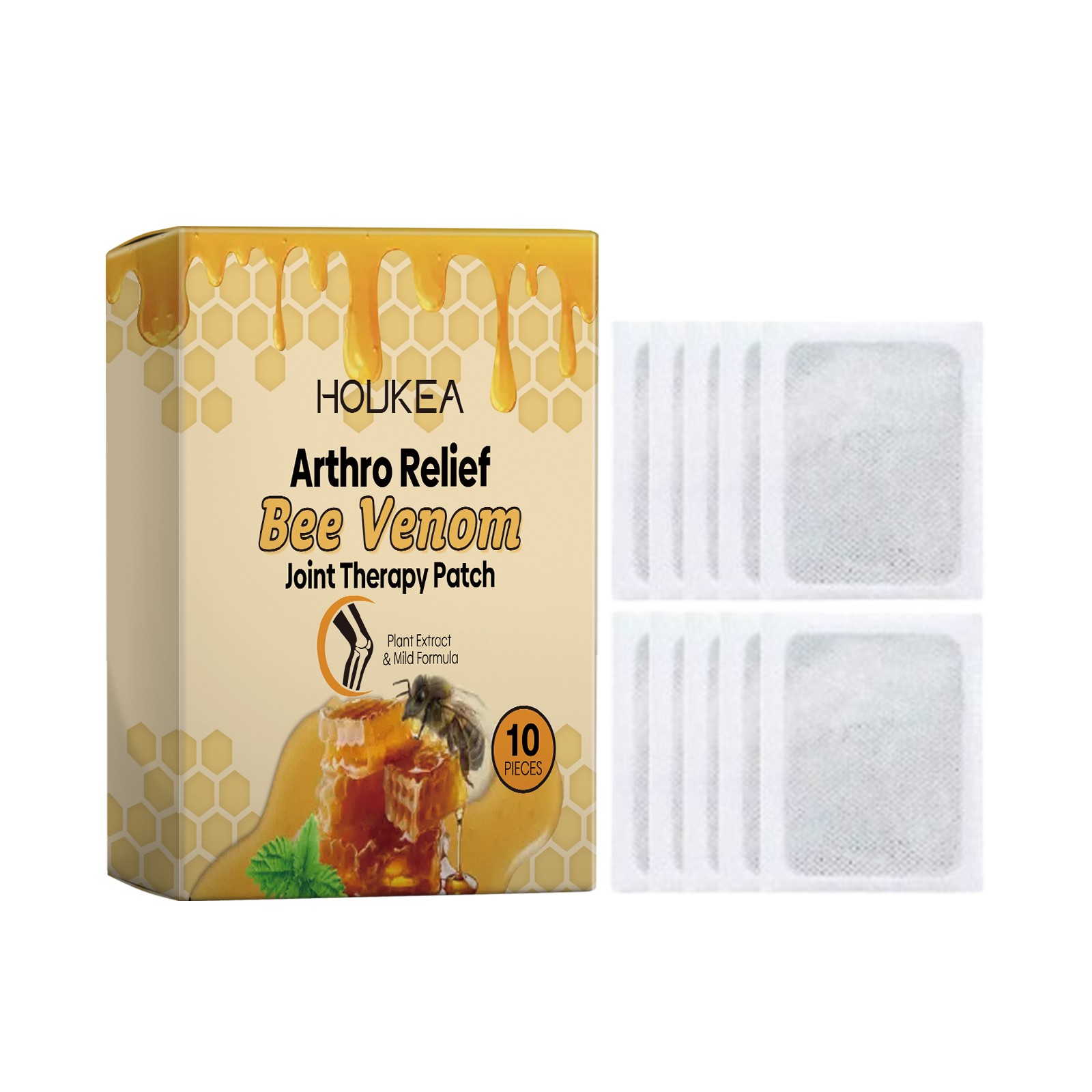 Natural Bee Venom Joint Pain Relief Patches for Foot and Body Arthritis Relief