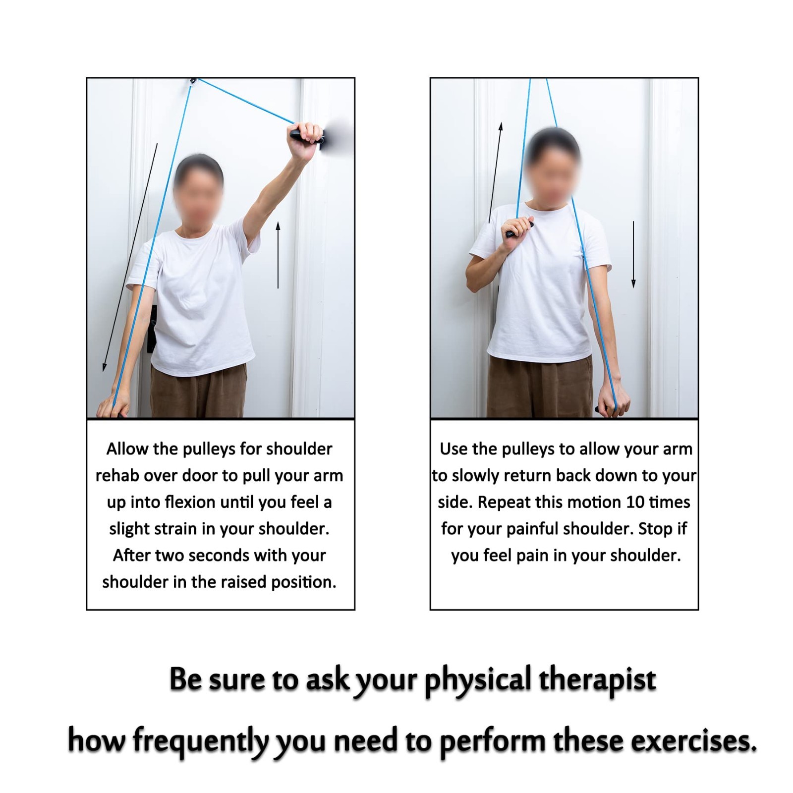 Shoulder Pulley Exercise System for Physical Therapy – Relieve Pain & Aid Recove