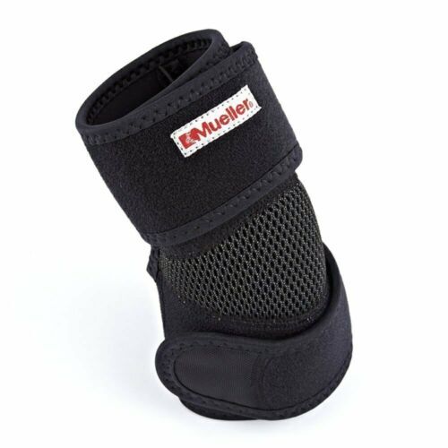 Mueller Elbow Brace Support Adjustable Antimicrobial Fabric Slip On Design