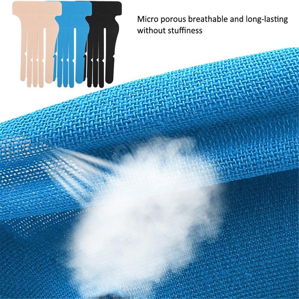 10Pcs Breathable Waterproof Kinesiology Recovery Tapes Finger Joint Support Tape
