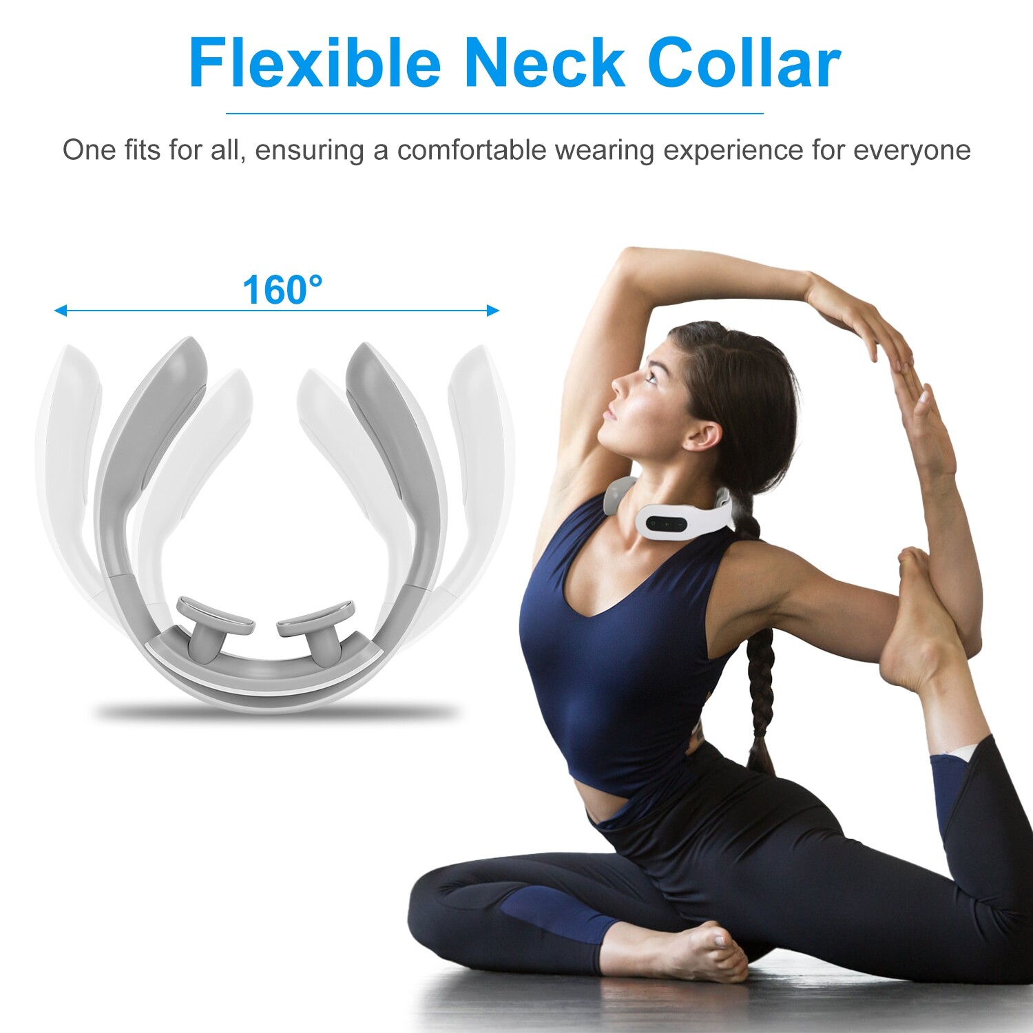 Neck Massager with Remote Electric Heated Massager for Neck Shoulder