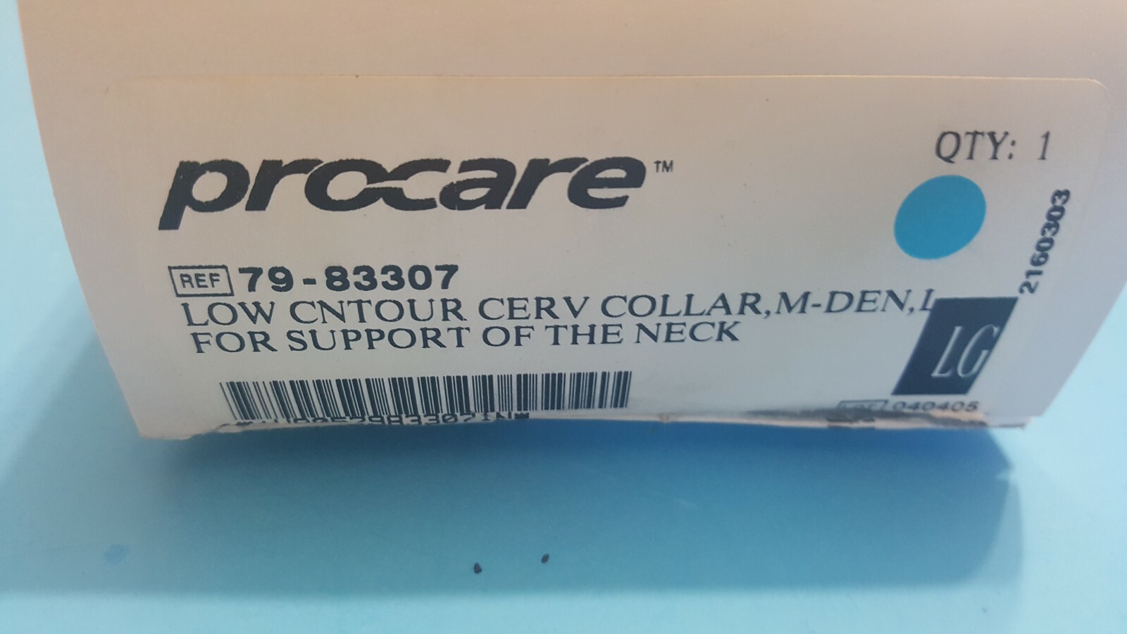 Procare Low Contour Cerv Collar for Support of the Neck Brace 79-83307 Sz Lg