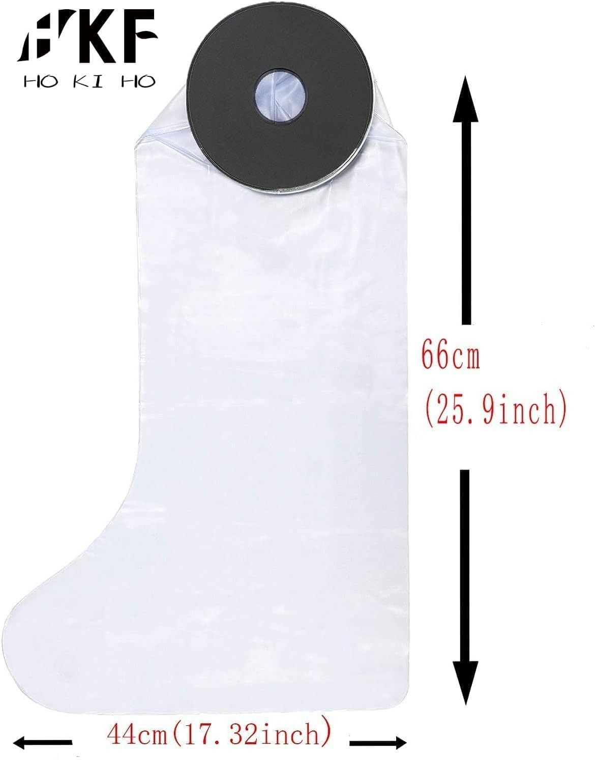 Waterproof Adjustable Knee Cast Cover for Shower – Adult Short Leg Protection