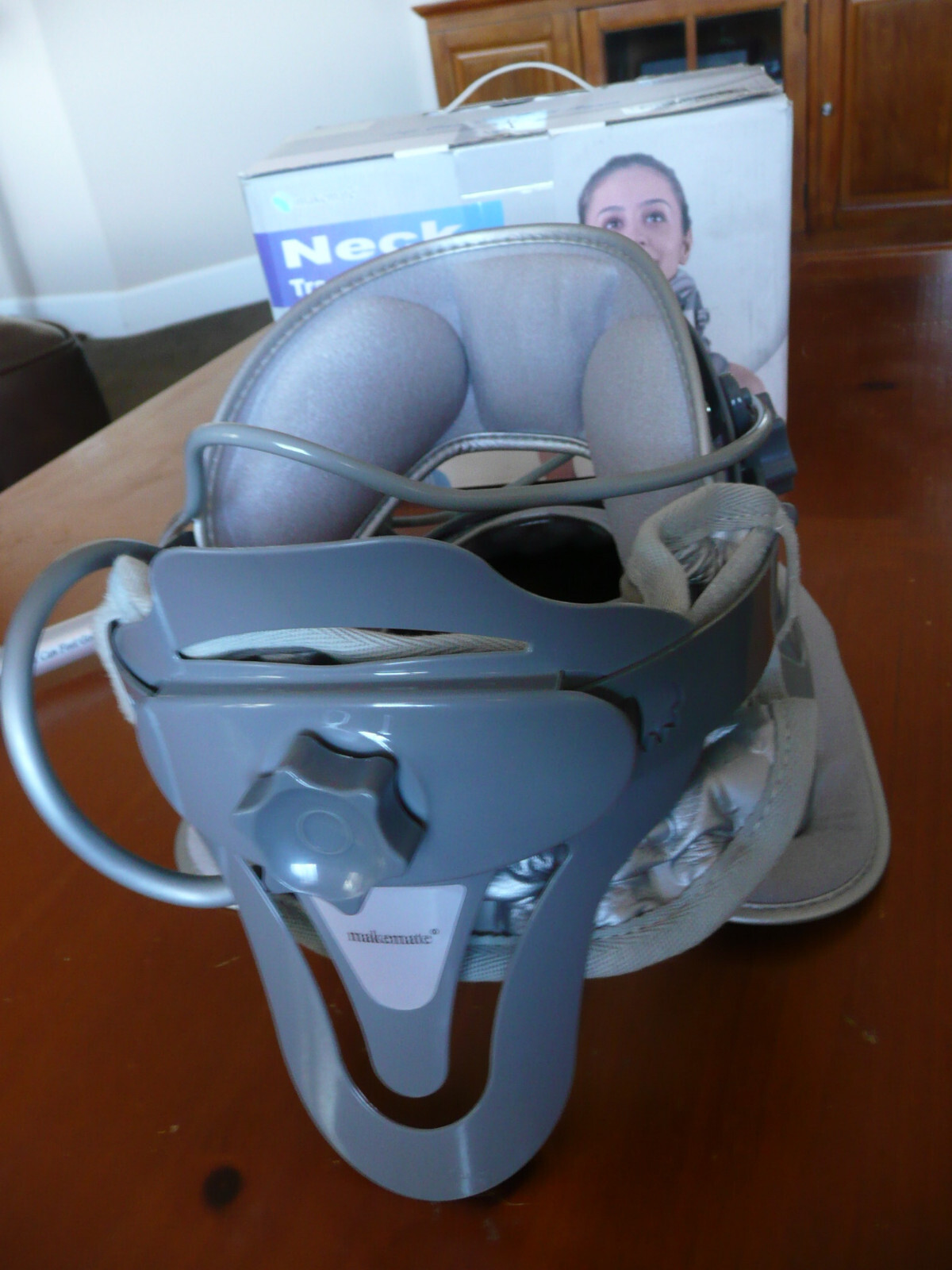Makemate Neck Traction Device with 3 Power Traction + Airbag Support -NT300
