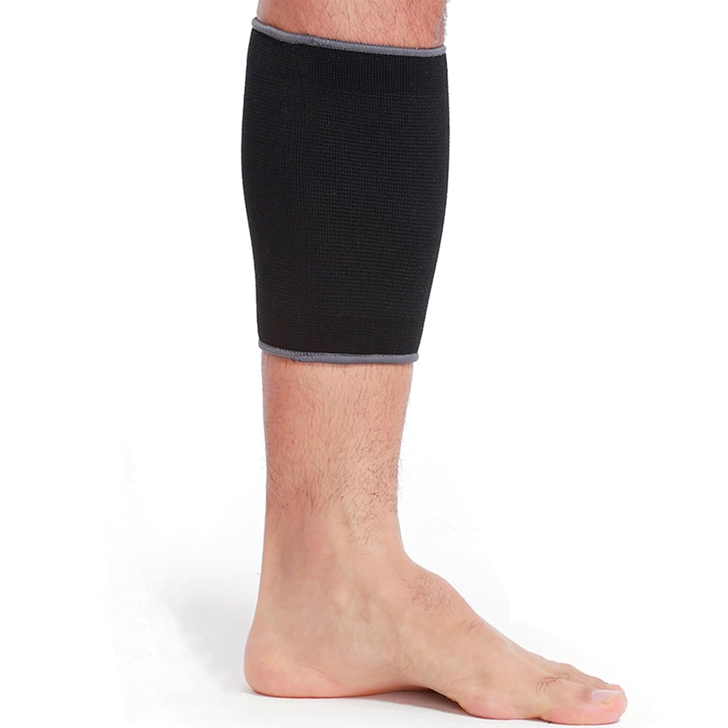 Calf Compression Sleeve for Calves Support or Shin Splint (Black Color, Size S,