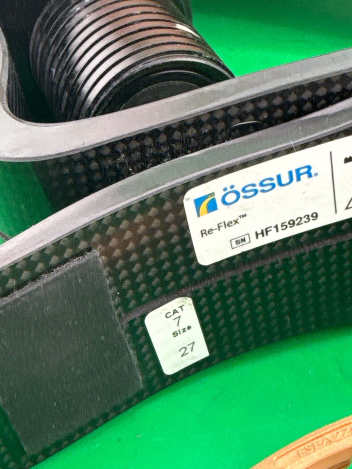 Ossur reflex re-flex Rotate prosthetic foot. Category 7. Size 27. Left