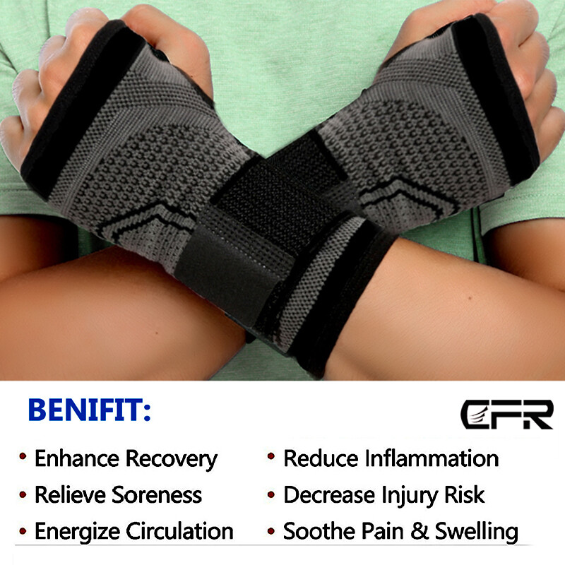 Wrist Hand Brace Support Splint for Sprain Injury Carpal Tunnel Pain Sports