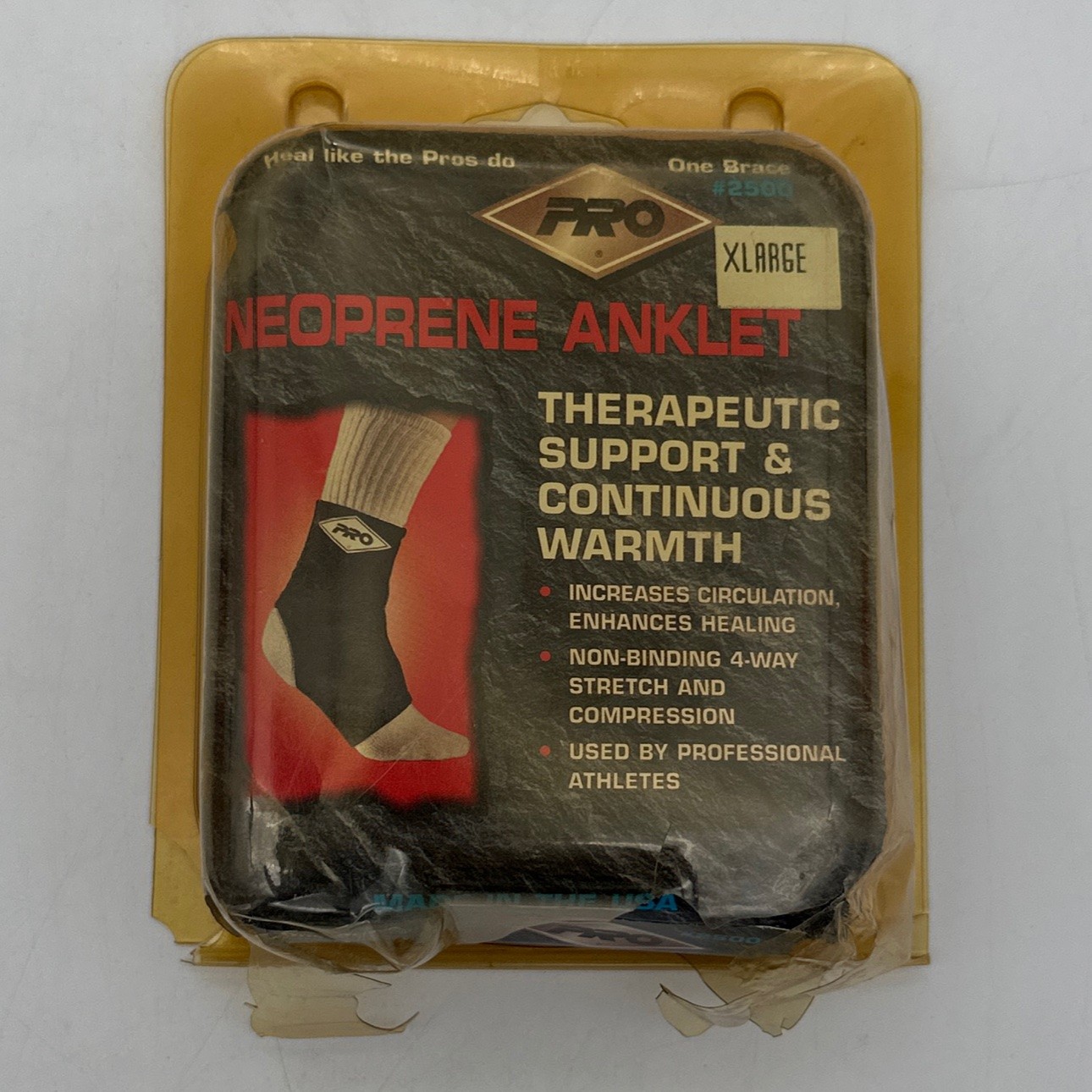 Pro Neoprene Ankle Support Small Therapeutic Warmth & Compression Non-Binding