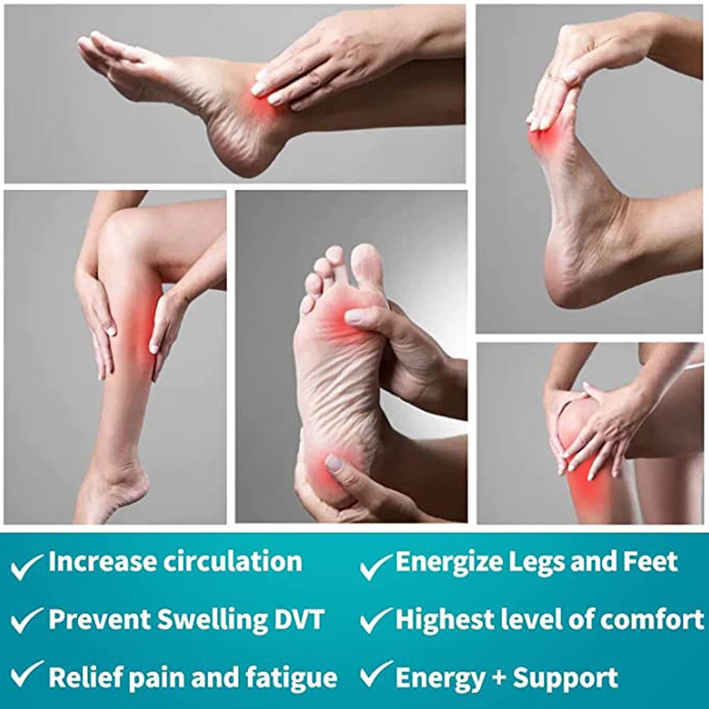 Men Women Compression Calf Socks 20-30mmhg for Sports, Running, Yoga and Fitness