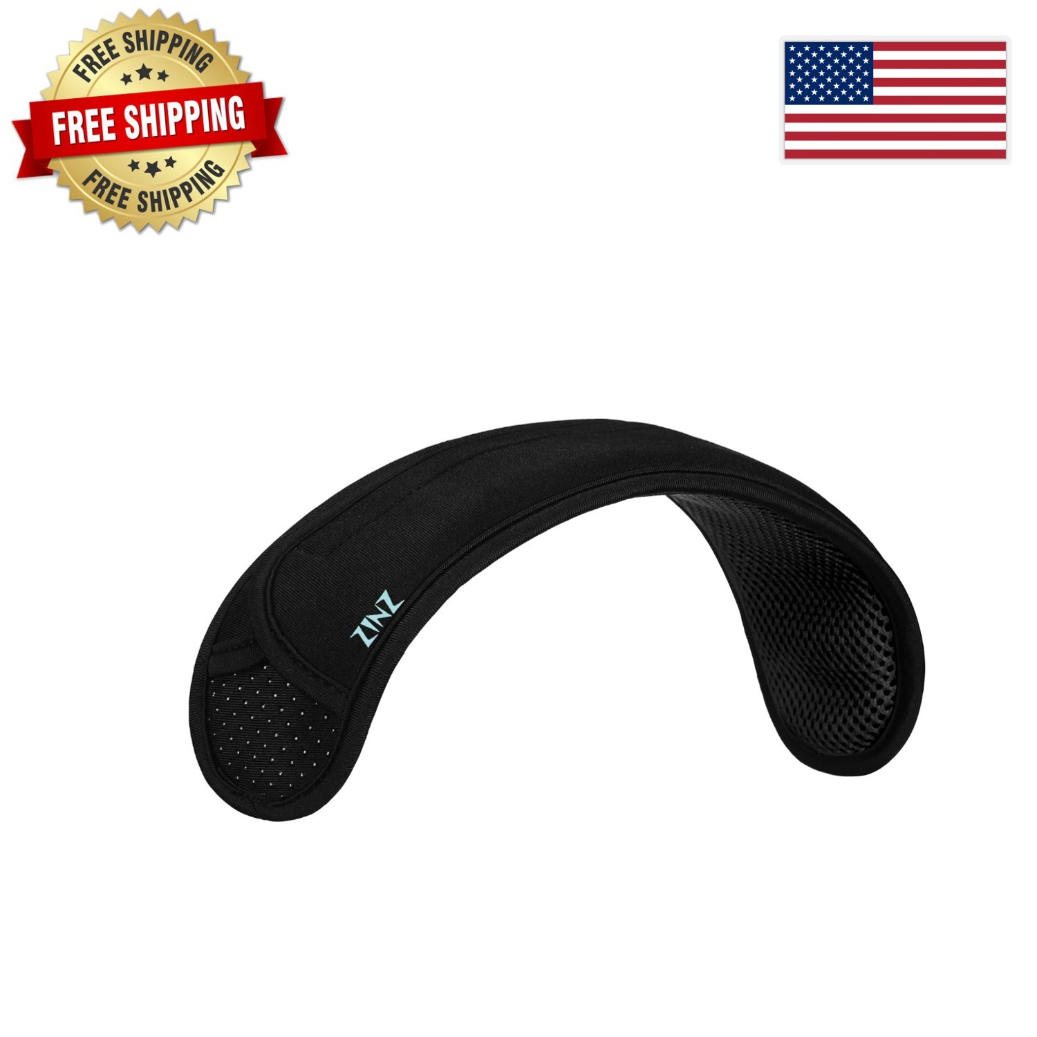 Breathable Memory Foam Shoulder Pad – Perfect for Laptops, Guitars & Travel