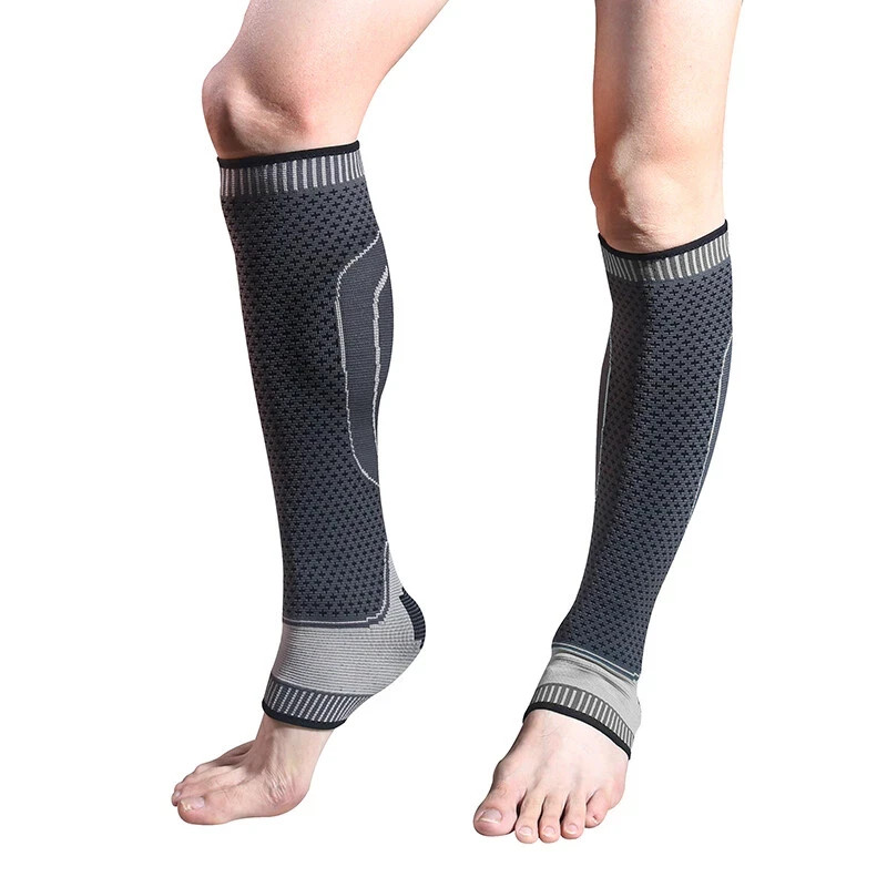 Calf Compression Sleeve Ankle Brace Leg Support Socks Foot Fasciitis Pain Relief