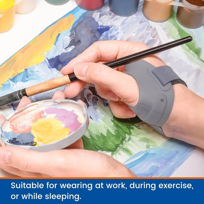 Thumb CMC Brace Splint Support Arthritis Pain Relief Flexible Rubber Sleeve New