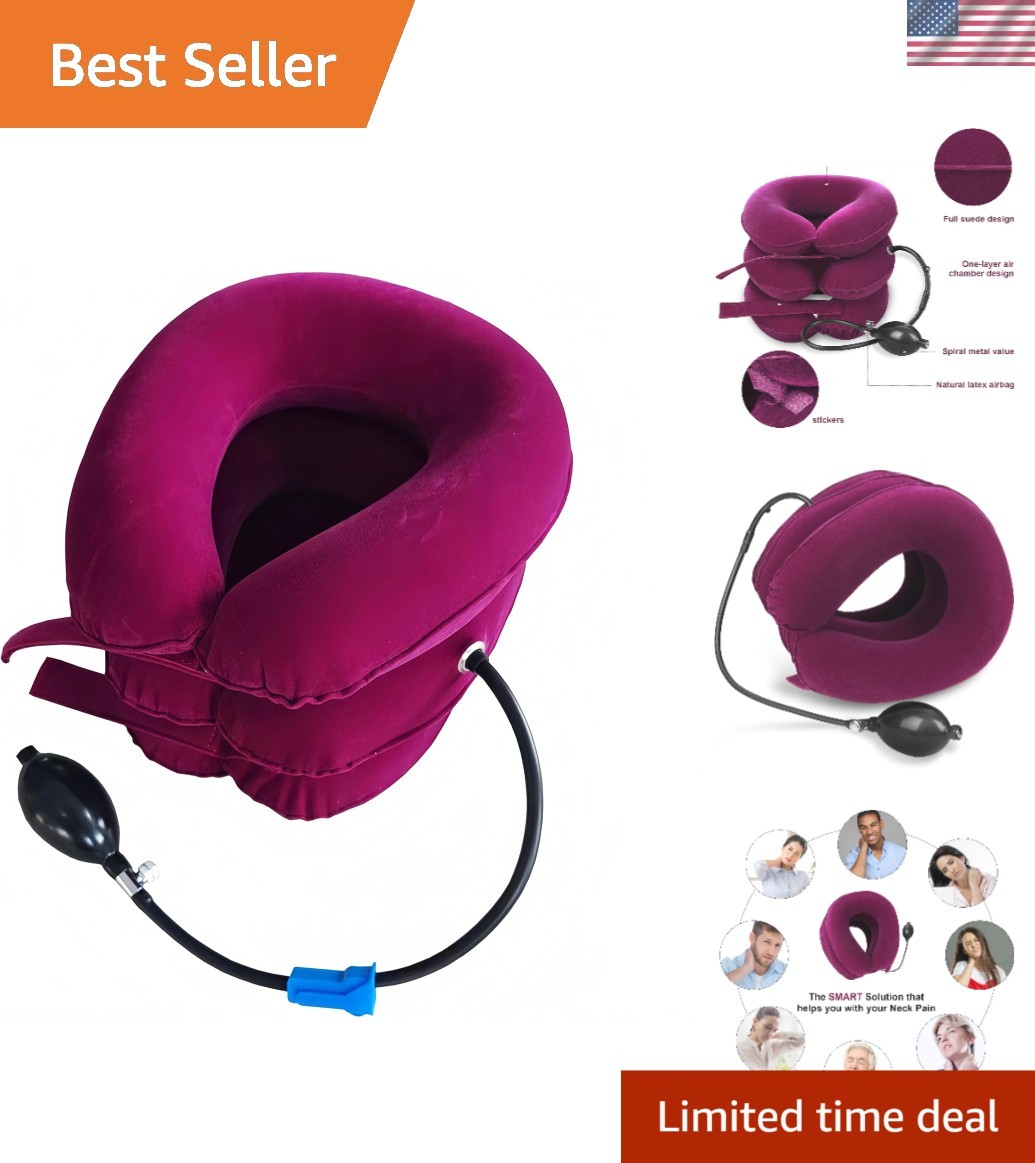Chronic Neck and Shoulder Pain Relief Device – Lightweight Inflatable Stretcher