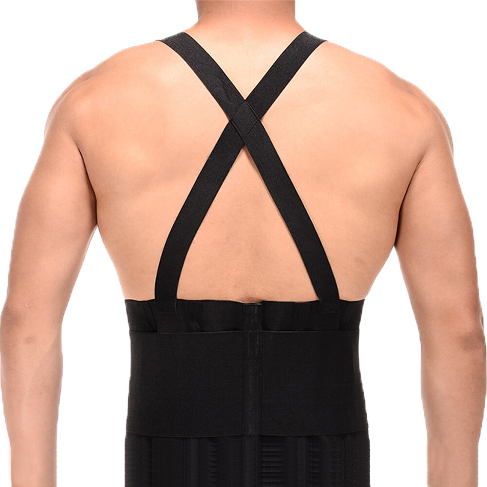 Working Lumbar Lower Back Brace Support Belt with Adjustable Straps 20x105cm