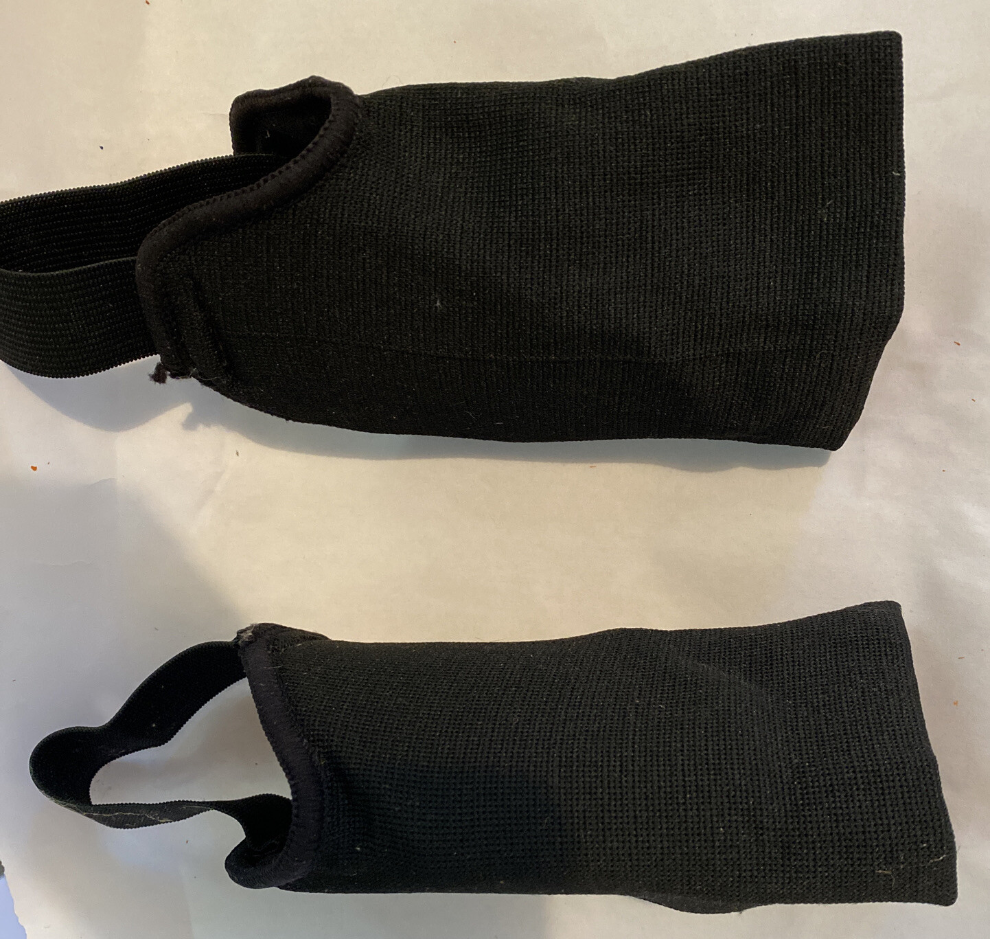Black Ankle guards x 1 Pair Shield Protector Pads for Soccer Football