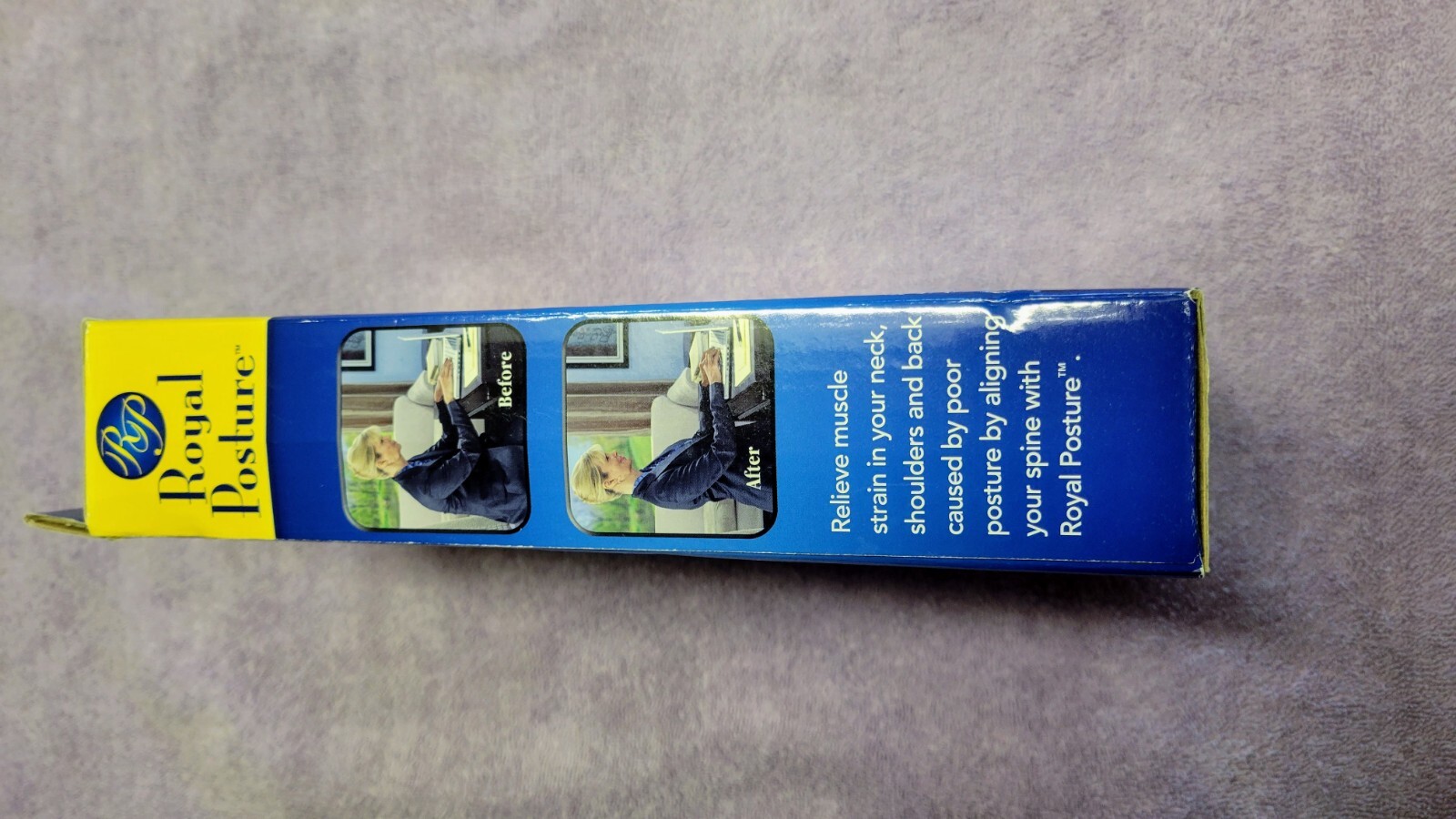 Royal Posture Corrector SM/Med Women/ Men Energizing Back and Spine Support NIB