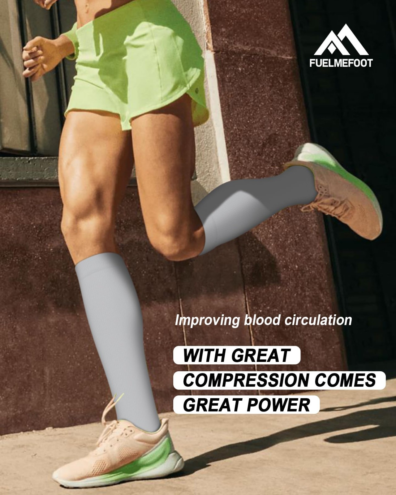 6 Pairs Knee High Compression Socks 15-20mmHg for Men & Women | Circulation Supp