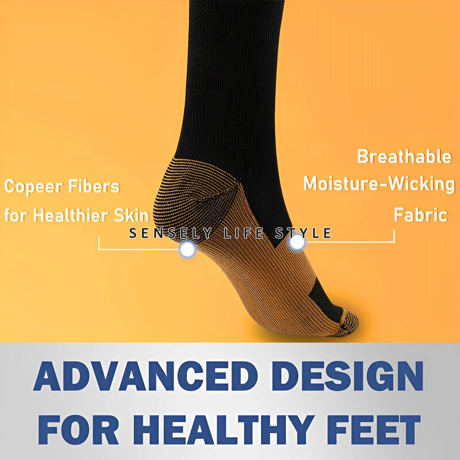 3 Medias De Compression Varices Para Mujer Calcetines Para La Circulacion 20mmHg