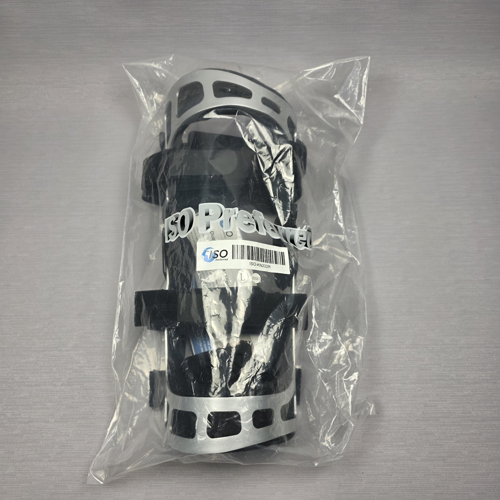 NEW ISO Preferred OA Dual Upright ROM Hinge Knee Brace, Large Right, ISO-KN222R