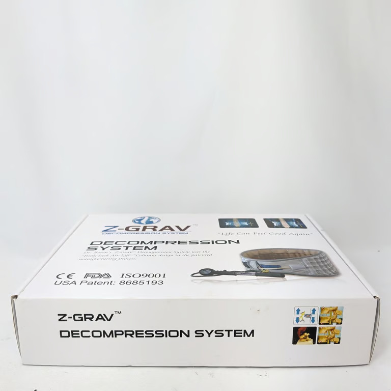 Z-Grav Decompression System Back Brace Lumbar Traction Belt Size XL 40-46 New