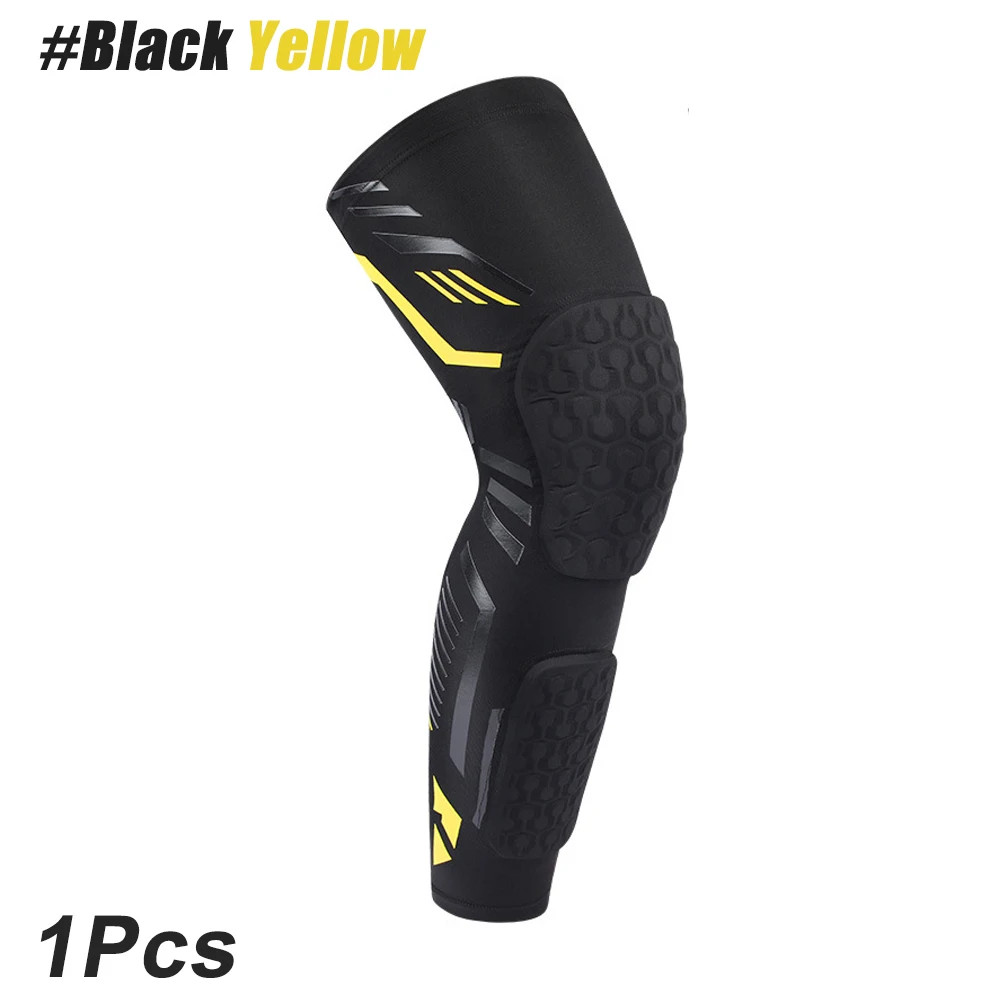 1PCS Knee Calf Padded Compression Leg Sleeve Thigh Sports Protective Gear Shin B