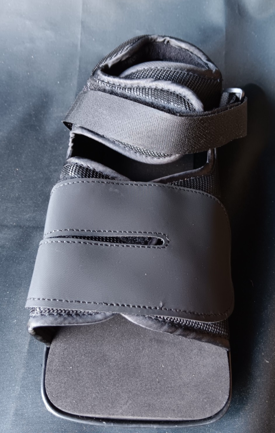 ProCare Black Square Toe Post Op Shoe Boot Brace Orthopedic Support Size Medium