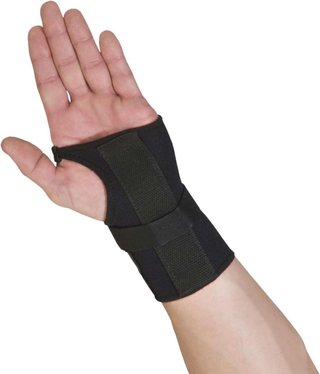 Thermoskin Wrist Carpal Tunnel Brace w/ Dorsal Stay -Black, Left, Small, New