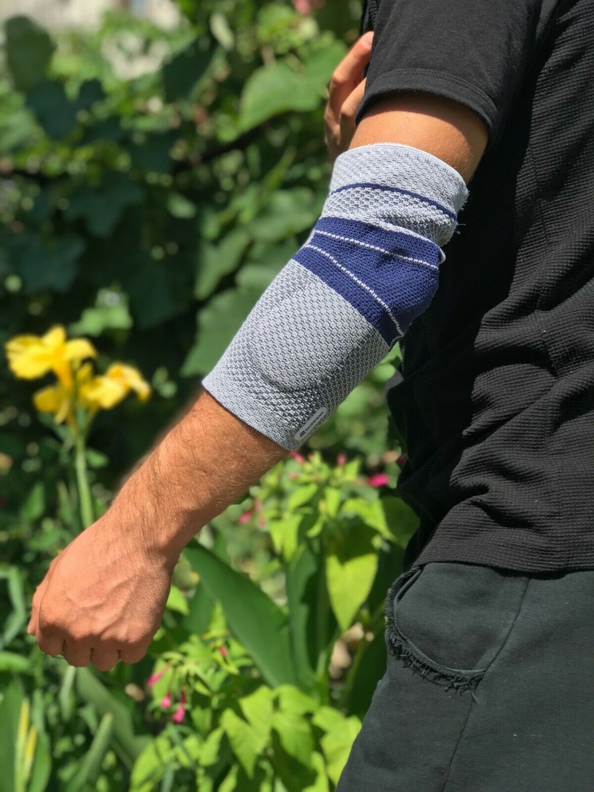Bauerfeind EpiTrain Elastic Bracelet Size 1 Arm Support Elbow Compression Joint