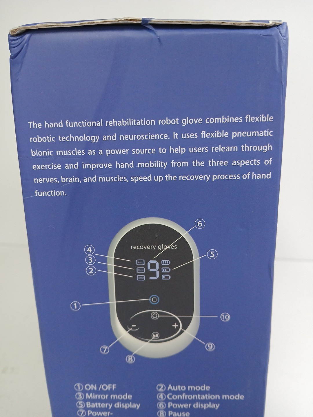Hand Function Rehabilitation Robot Gloves for Finger Hemiplegia Recovery Trainer