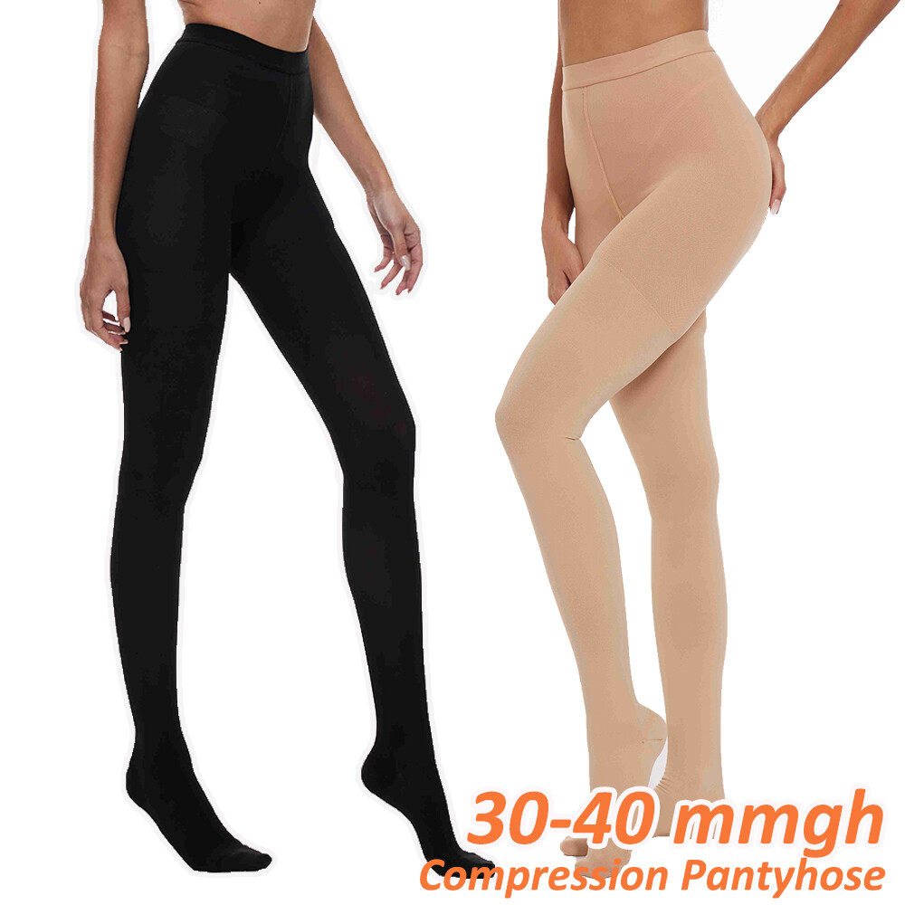 Compression Pantyhose Women Men 30-40mmHg Support Circulation Ulcers Stockings