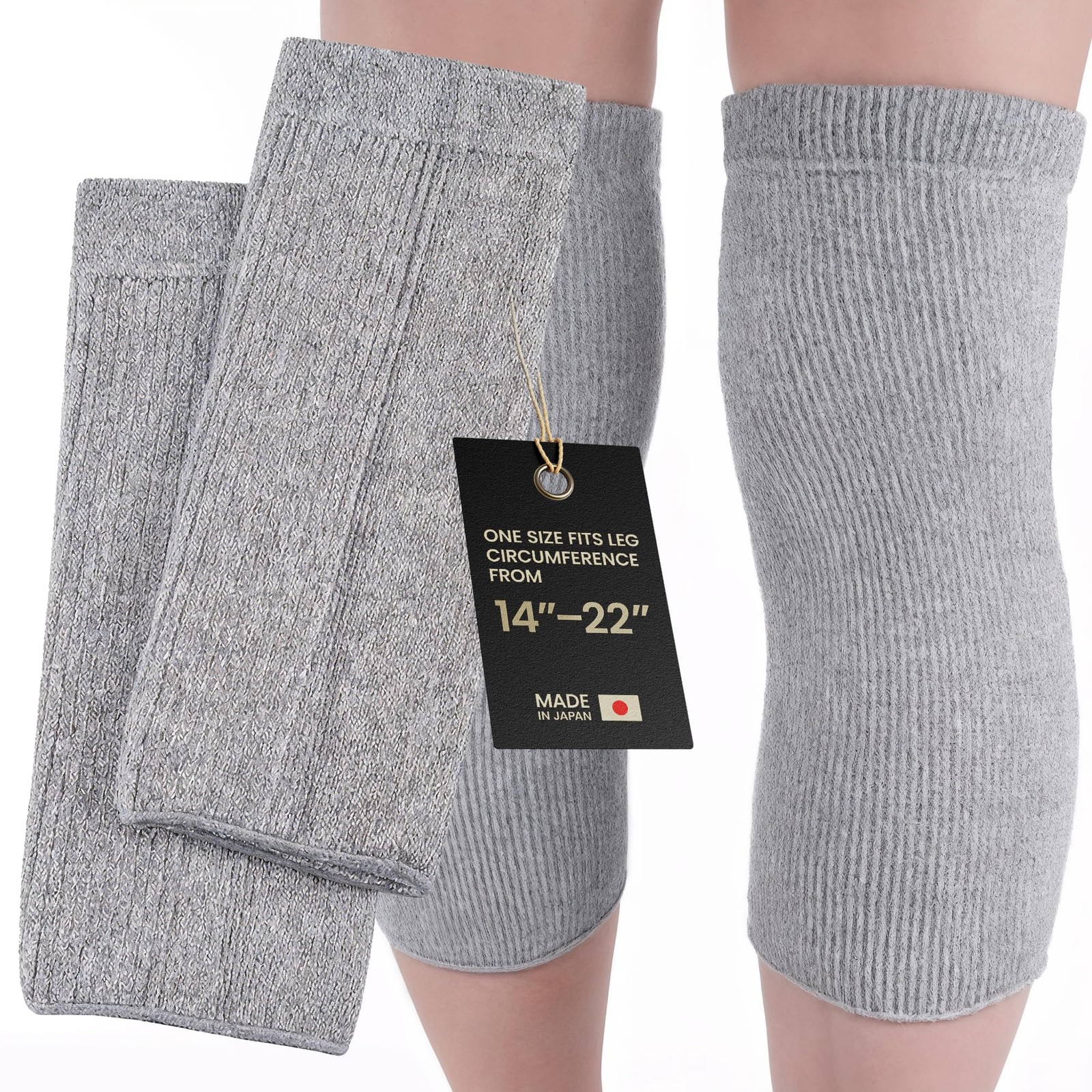 Elastic Cotton Knee Warmers, Knee Sleeves for Men and Women – Circulation Sup…