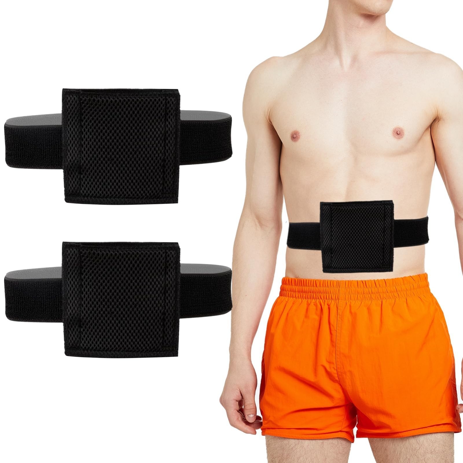 2PCS Comfortable Feeding Tube Belt, Breathable Gastrostomy G Tube Accessories, P