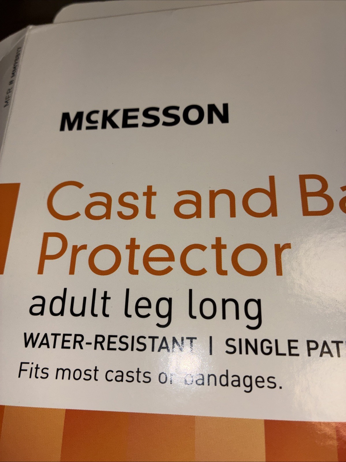 New In Box McKesson Leg Cast Cover 42 Inch Vinyl MM98817 1 Ct