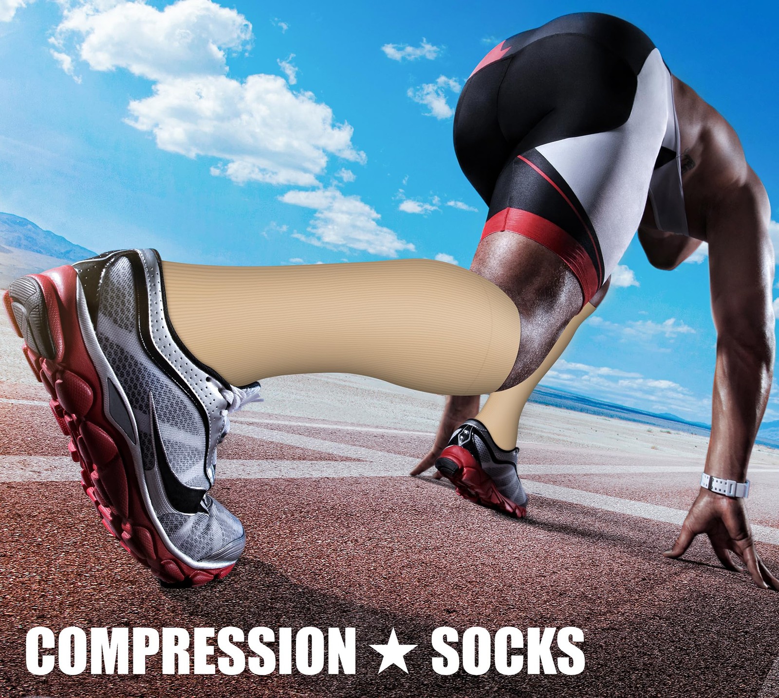 3 Pairs Open Toe Compression Socks for Women & Men – Circulation 15-20 mmHg